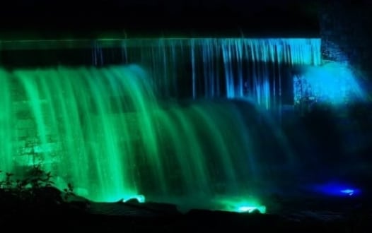 Artificial Waterfall In Edmonton Alberta